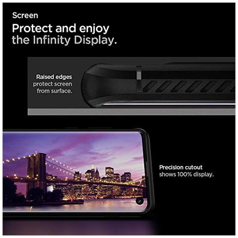 Rugged Armor custodia 15,5 cm (6.1"") Cover Nero per Galaxy S10 - Foto 5