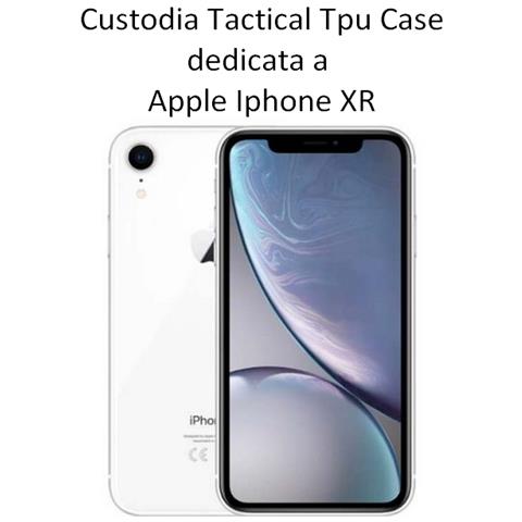 Tactical Custodia Originale Tpu Cover Case Per Apple Iphone Xr Trasparente - Foto 2