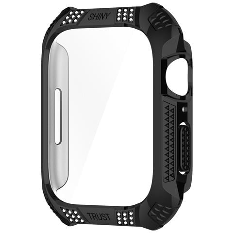 Apple Watch 7 Cassa Da 41 Mm Pc/vetro Temperato Nero Black - Foto 8