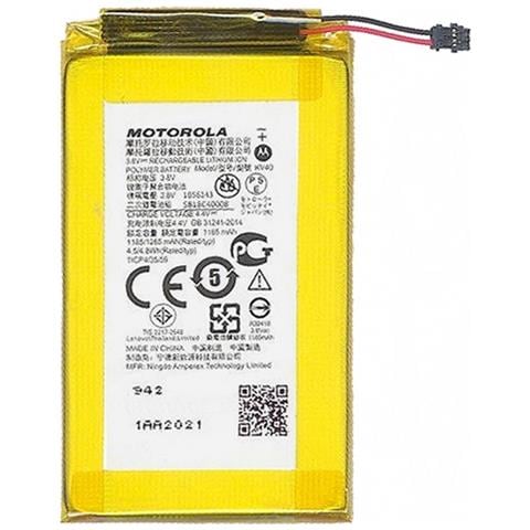 Batteria Litio Integrata Originale Kv40 Da 1265mah Bulk Per Razr Xt2000 - Foto 1