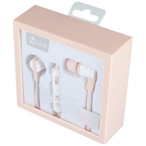 Auricolare Cu-1020 Originale Stereo In-ear Jack 3,5mm Pink Per Android Iphone - Foto 1