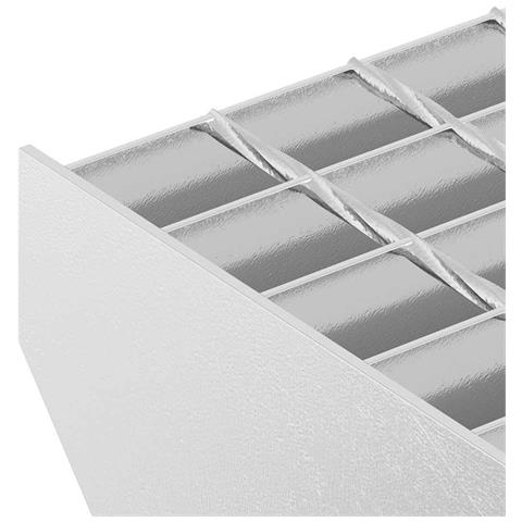 Gradino In Griglia 80x24x7 Cm Acciaio Zincato - Foto 10