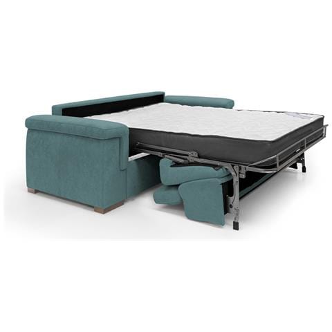 Giunone Divano Letto Alto 18 Cm. Impermeabile T02 Petrolio - Foto 2