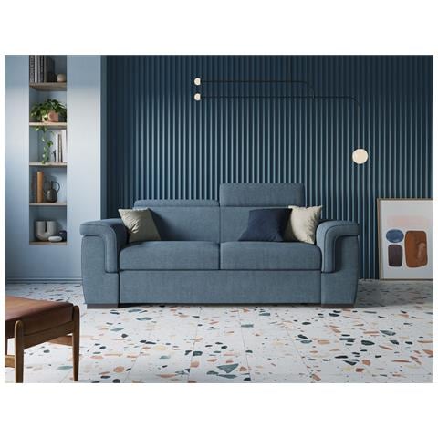 Giunone Divano Letto Alto 18 Cm. Impermeabile T02 Petrolio - Foto 7