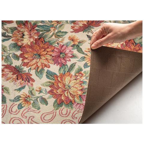 Tappeto Passatoia Cucina Antiscivolo In Tessuto Jacquard Disegno Origami Nero 57x230 Nero - Foto 5