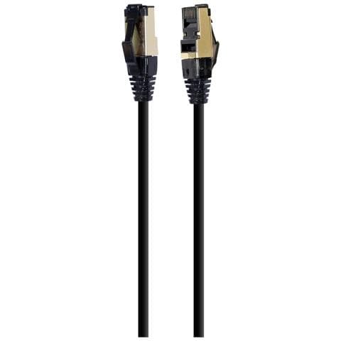PP8-LSZHCU-BK-3M cavo di rete Nero Cat8 S /FTP (S-STP) - Foto 1
