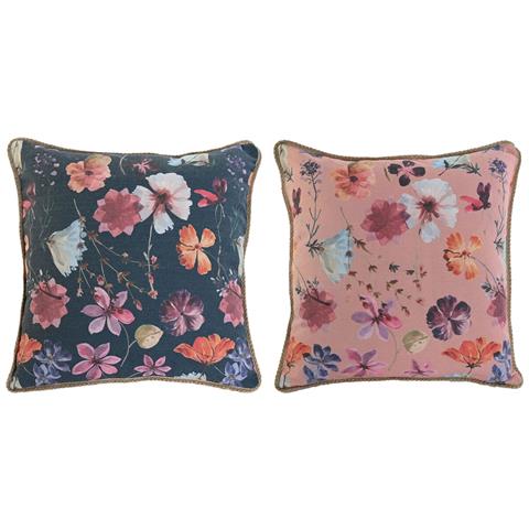 Cuscino Home Esprit Romantico 45 X 5 X 45 Cm (2 Unità) - Foto 1