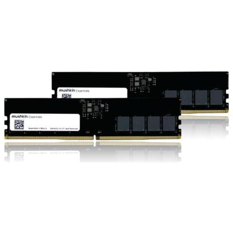 Memoria UDimm Essentials 64 GB (2x32 GB) DDR5 4800 MHz CL40 Colore Verde - Foto 1