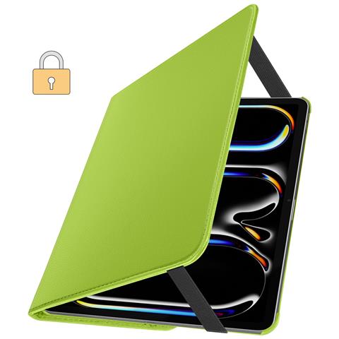 Custodia A Libro Per Ipad Pro 11 2024 / M5 2025 Folio Rotante Con Supporto 360 - Foto 2
