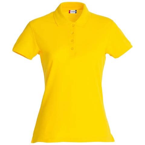 Basic Polo Ladies Giallo Limon Xs - Foto 1