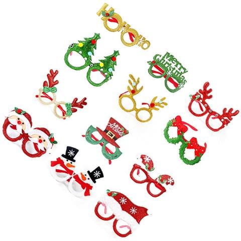 Occhiali Di Natale - Occhiali Da Sole Per Le Feste 12 Pezzi - Foto 4