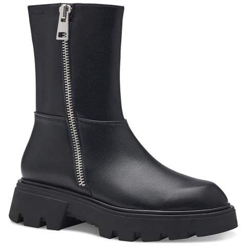 Black Casual Closed Booties Stivaletti Sintetico E Tessile Scarpe Donna Nero Eu 39, 1-25811-41 001 - Foto 1