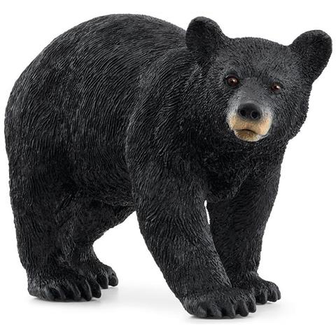 Wild Life 14869 Action Figure Giocattolo (Wild Life American Black Bear Toy Figure, 3 To 8 Years, Blac - Foto 1
