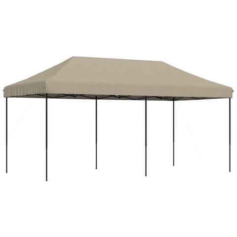 Tenda Da Festa Pieghevole Pop-up Tortora 580x292x315 Cm - Foto 2