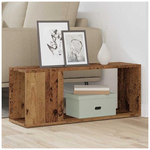 Mobile Porta Tv Legno Vecchio 80x24x32 Cm In Legno Multistrato - Foto 3