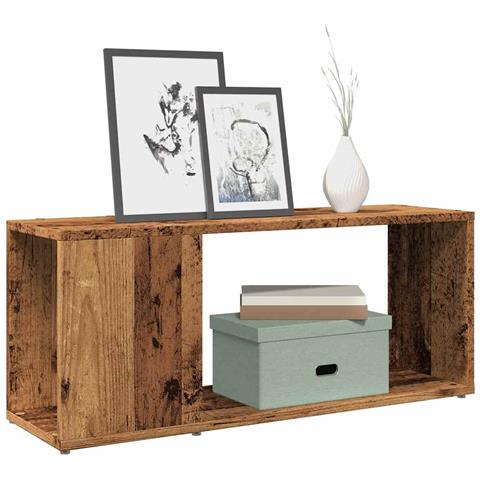 Mobile Porta Tv Legno Vecchio 80x24x32 Cm In Legno Multistrato - Foto 1