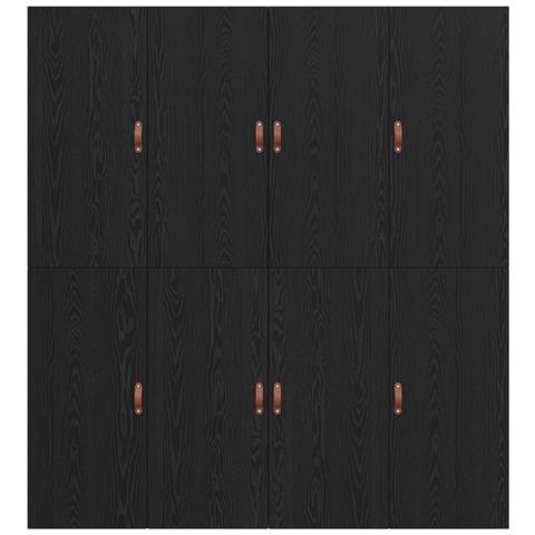 Struttura Letto con Contenitore in Rovere Nero 180x200 cm - Foto 9