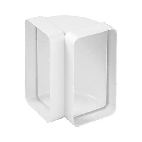 Curva Verticale In Abs Per Tubo Cappa 150x70 Mm - Foto 1