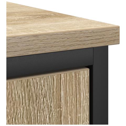 Set di Mobili da Bagno 2 Pezzi Rovere ingegnerizzato - Foto 9