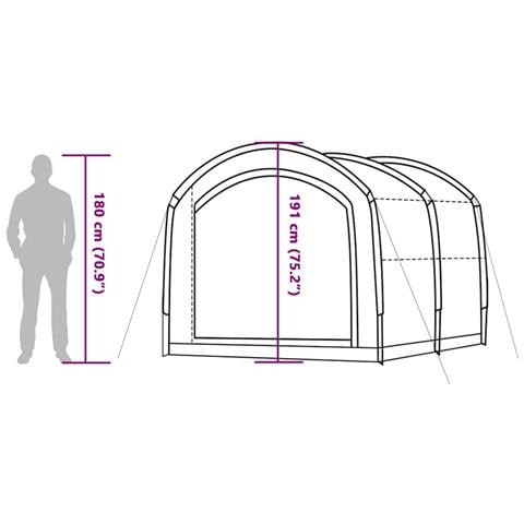 Tenda Grigio e arancione 268 x 240 x 191 cm Poliestere - Foto 8