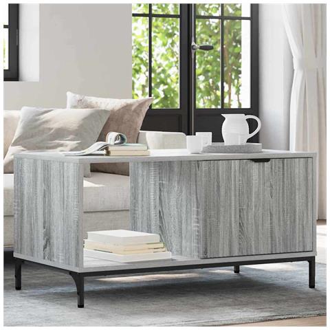 Tavolino da salotto Grigio sonoma 90 x 49 x 46 cm - Foto 2