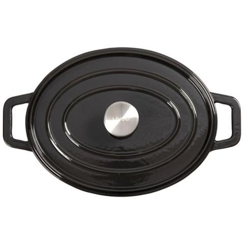 Casseruola Ovale In Ghisa 29cm Nera - Mep129n - Foto 4