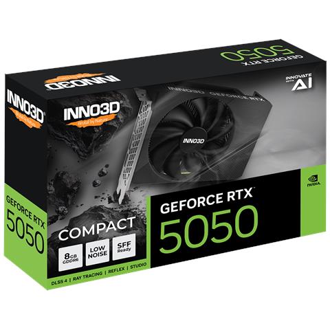 GeForce RTX 5050 COMPACT 8 GB GDDR6 PCI Express 5.0 1 x Ventola - Foto 2