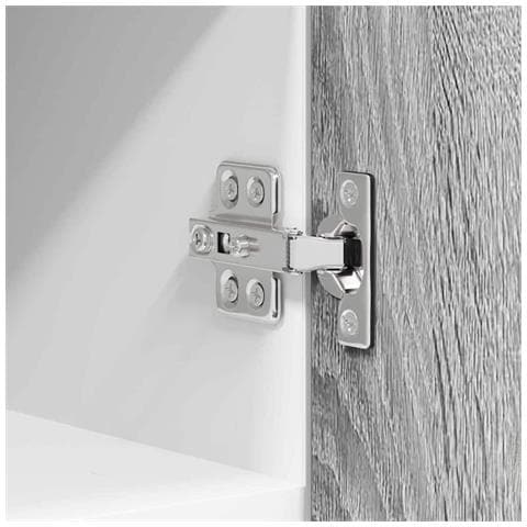 Armadio pensile Riga Grigio Sonoma e Bianco 30 x 31 x 40 cm - Foto 9