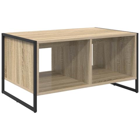 Tavolino da salotto Sonoma 80 x 50 x 40 cm Legno multistrato - Foto 1