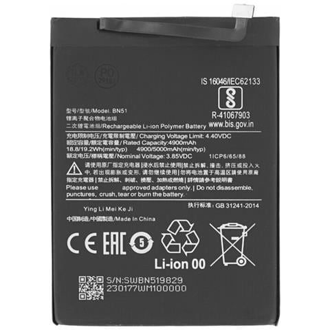 Oem Batteria Testata Ricambio Pari Originale Bn51 Per Xiaomi Redmi 8 - Redmi 8a - Foto 1