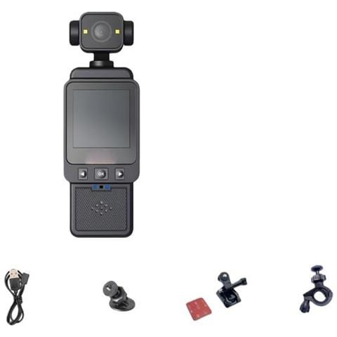 Action Camera Wifi Hd 1080p Kit Ciclismo - Cam Portatile Con Stabilizzazione Ottica - Foto 1