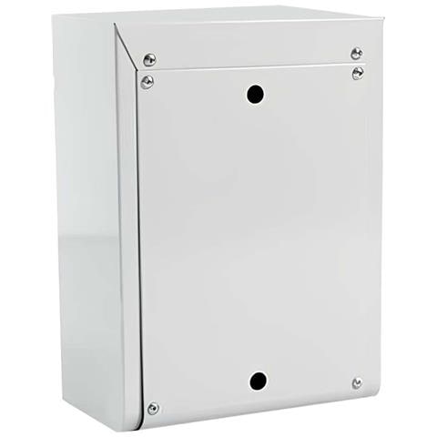 Cassetta Delle Lettere Murale Compatta In Metallo Con Serratura A Chiave 32x22x8,5 Cm - Foto 2