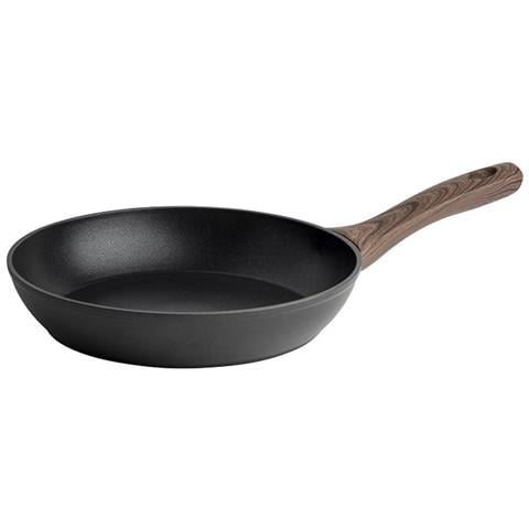 Black&Wood Padella Antiaderente 26 cm - Alluminio, adatta all'Induzione con Manico in Effetto Legno - Foto 1