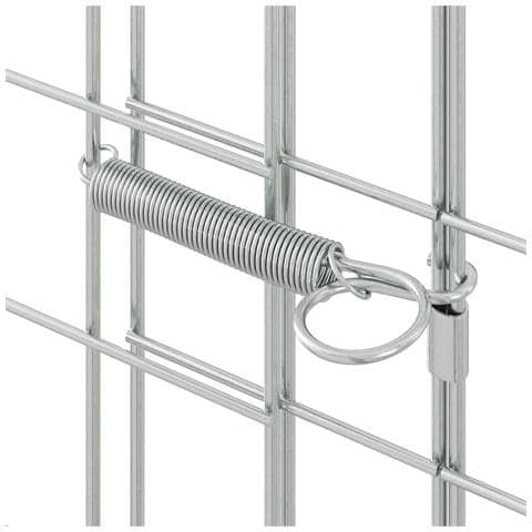 Gabbia per Conigli Argento 400 x 100 x 210 cm Acciaio zincato - Foto 9