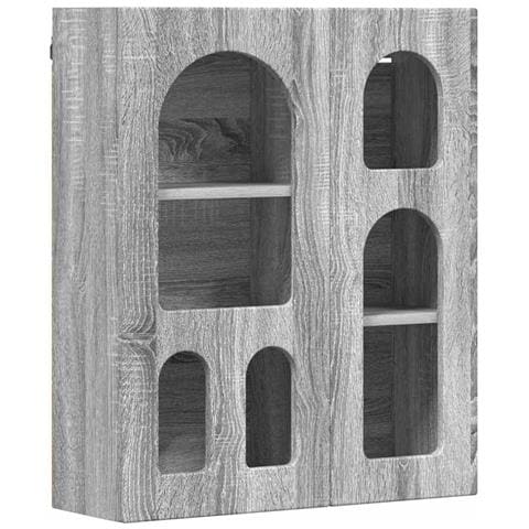 Armadio pensile con lo scaffale Grigio Sonoma 59 x 20 x 71.5 cm - Foto 1