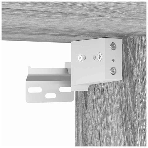 Armadio pensile con lo scaffale Grigio Sonoma 59 x 20 x 71.5 cm - Foto 9