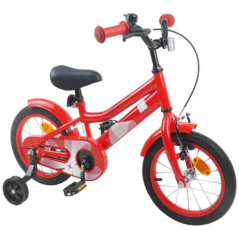 Bicicletta per Bambini 12 Pollici per bambini di 2-4 anni Rosso - Foto 2