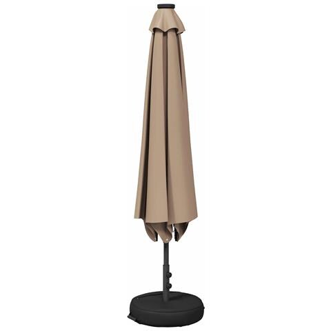 Parasol da Giardino con Luci LED 230 x 230 cm Poliestere - Foto 8