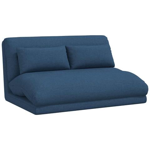 Sedia a pavimento regolabile Blu Tessuto - Foto 1