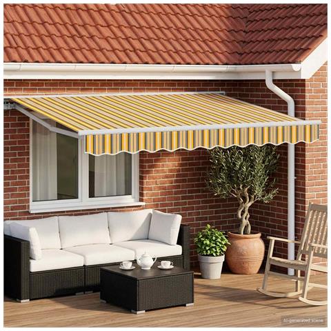 Cornice per Tenda Manuale con LED 2,5 x 2 m - Foto 2