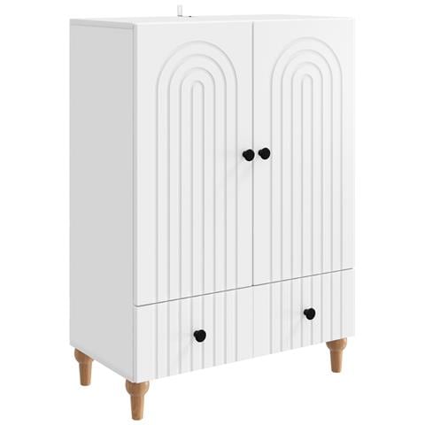 Credenza Bianco 66 x 34,5 x 95 cm Legno ingegnerizzato - Foto 1