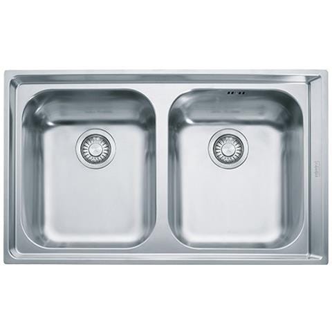Lavello NEX620 2 Vasche Dimensioni 86 x 51 cm Colore Inox Satinato Serie Neptune - Foto 4