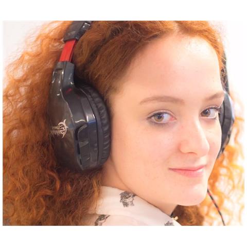 ICSB-GHS1641BR - Cuffie Gaming con Microfono Panther Nero Rosso GHS-1641 - Foto 10