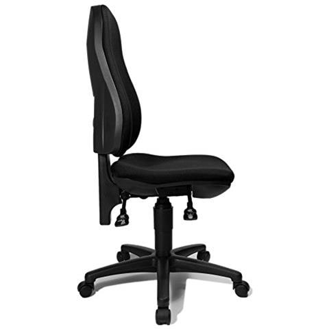 Topstar 8170g26 Point 70 - Sedia Girevole Da Ufficio, Colore: Blu, Tessuto, Nero, 55 X 47 X 110 Cm - Foto 3