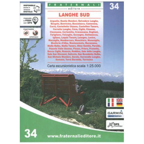 Carta N. 34. Langhe Sud. Carta Escursionistica Scala 1:25.000 - Foto 2