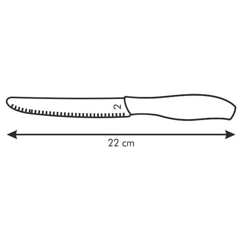 Coltello tavola sonic, 12cm - 6pz - Foto 1