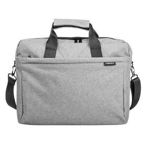 Borsa Per Laptop Natec, Mustela, 15,6"", Grigio - Foto 1