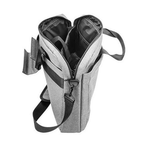 Borsa Per Laptop Natec, Mustela, 15,6"", Grigio - Foto 2