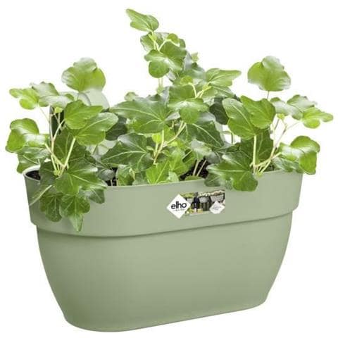 Vaso Da Fiori - Vibia Campana Easy Hanger Medium - Verde Pistacchio - Balcone Esterno - L 24,1 X P 36 X H 26,5 Cm - Foto 1
