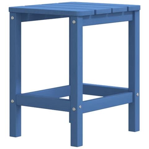Tavolo Da Giardino Adirondack Blu Acqua 38x38x46 Cm Hdpe - Foto 1